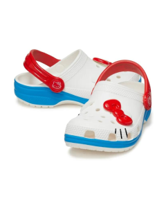 Sandália Crocs Hello Kitty IAM Classic Clog Infantil WHITE