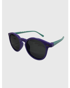 Óculos Funfarra Flexível com Lente Polarizada e Proteção UV400  Mini roxo e verde